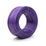 سلك نحاس مصمت مقاوم للحراره احادى النواة معزول PVC 90º مقاس 2.5 مم² 450/750 فولت طول 300 قدم بنفسجي | شركة الفنار