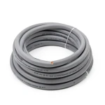سلك نحاس مصمت مقاوم للحرارة أحادي النواة معزول PVC 90º الفنار 1.5 مم² 450/750 فولت 300 قدم رمادي | شركة الفنار