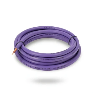 Heat Resistant Single Core Solid Copper Cable 6 mm² 450/750 Volt Violet | Al Fanar