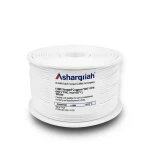 لفة سلك 6 AWG نحاس مجدول معزول PVC +105°C أبيض، 600 فولت | شركة كابلات الشرقية للصناعة