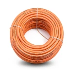 سلك نحاس مصمت مقاوم للحرارة احادى النواة PVC 90º الفنار مقاس 6 مم² 450/750 فولت طول 300 قدم برتقالي | شركة الفنار