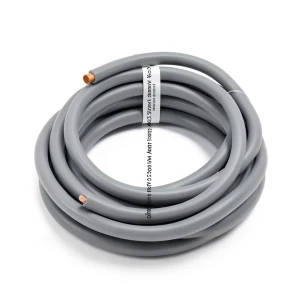 سلك نحاس مصمت مقاوم للحرارة أحادي النواة معزول PVC 90º الفنار 1.5 مم² 450/750 فولت 300 قدم رمادي | شركة الفنار