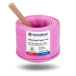 8 AWG Stranded Copper Wire 600 V PVC Insulation +105°C Pink | Asharqiyah Cables Company for Industry