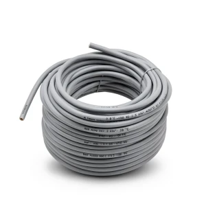 سلك نحاس مصمت مقاوم للحراره احادى النواة معزول PVC 90º 2.5 مم² 450/750 فولت 300 قدم رمادي | شركة الفنار