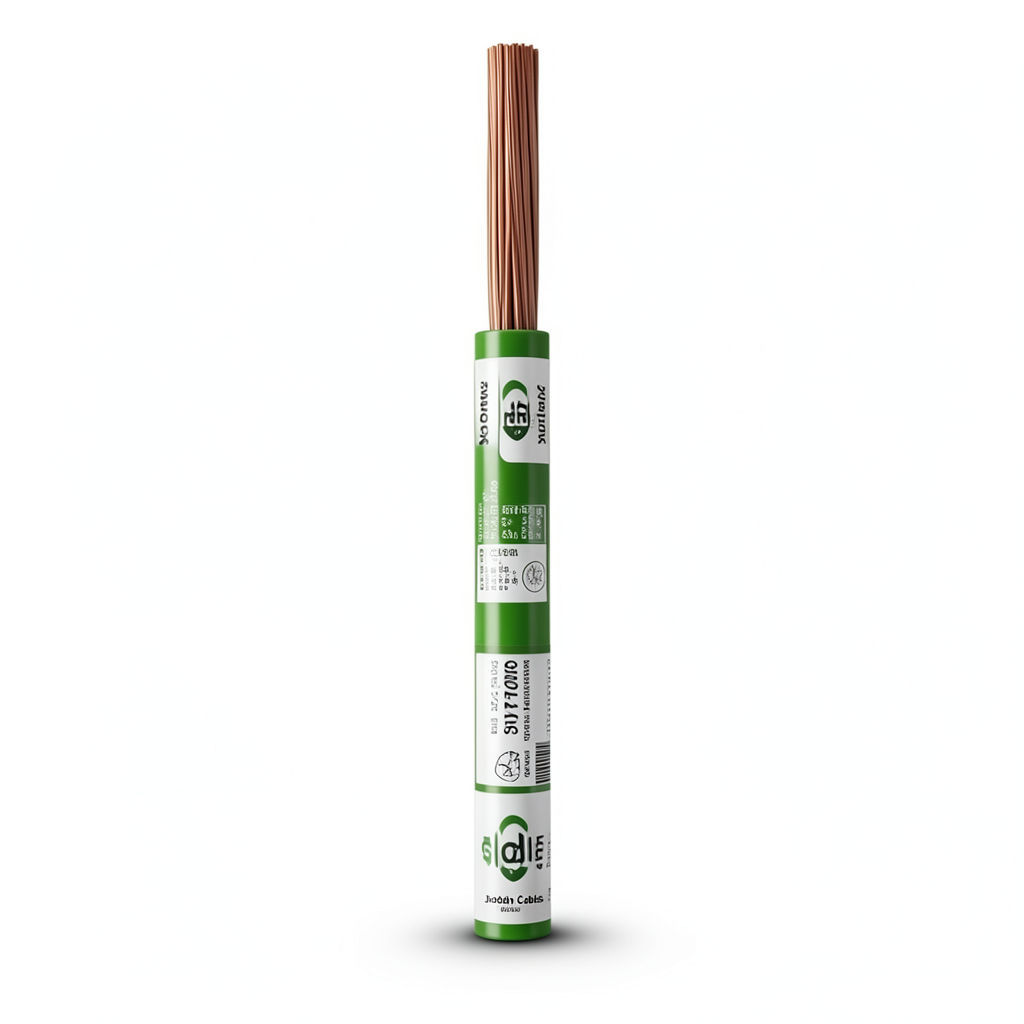 95mm2 Single Core Flexible Cable CU/PVC, 450/750V, Green | Jeddah Cables Company