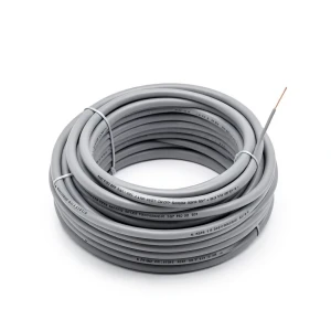 سلك نحاس مصمت مقاوم للحرارة أحادي النواة معزول PVC 90º الفنار 4 مم² 450/750 فولت 300 قدم رمادي | شركة الفنار
