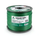 6 AWG 1C Stranded Tinned Copper Wire, 1000 Vac, PVC Insulation +105°C, Green, 500ft | Asharqiyah Cables Company for Industry