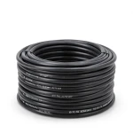 سلك نحاس مصمت احادى النواة معزول PVC 70º 2.5 مم² 450/750 فولت 300 قدم أسود | شركة الفنار
