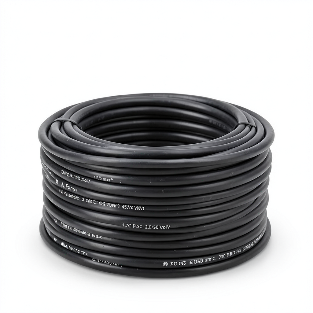 Single Core Solid Copper Cable PVC 70 ºC Insulation 2.5 mm² 450/750 Volt 300 Feet Black | Al Fanar
