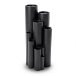 HDPE Plastic Pipe Nominal Pressure 16 Bar PE 80 Size 25 mm Thickness 2.3 mm Black