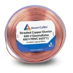 6 AWG Stranded Copper Electrical Wire 600 V PVC Insulated (+105°C) Blue | Asharqiyah Cables Company for Industry