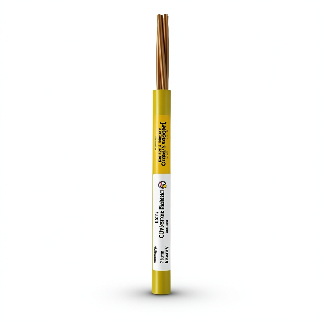 Single Core Flexible Cable CU/PVC 1.5mm 450/750V Yellow | Jeddah Cables Company