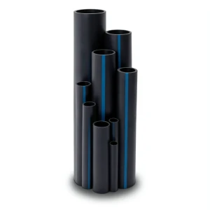 HDPE Plastic Pipe Pressure 16 Bar PE 80 Outer Diameter 63 mm Thickness 5.8 mm Black