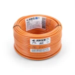 4 AWG 1C Stranded Copper Electrical Wire 1000 Vac PVC Insulation +105°C Orange 500ft | Asharqiyah Cables Company for Industry