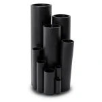 أنبوب بلاستيك HDPE ضغط اسمي 16 بار PE 80 مقاس 90 مم سمك 8.2 مم لون أسود
