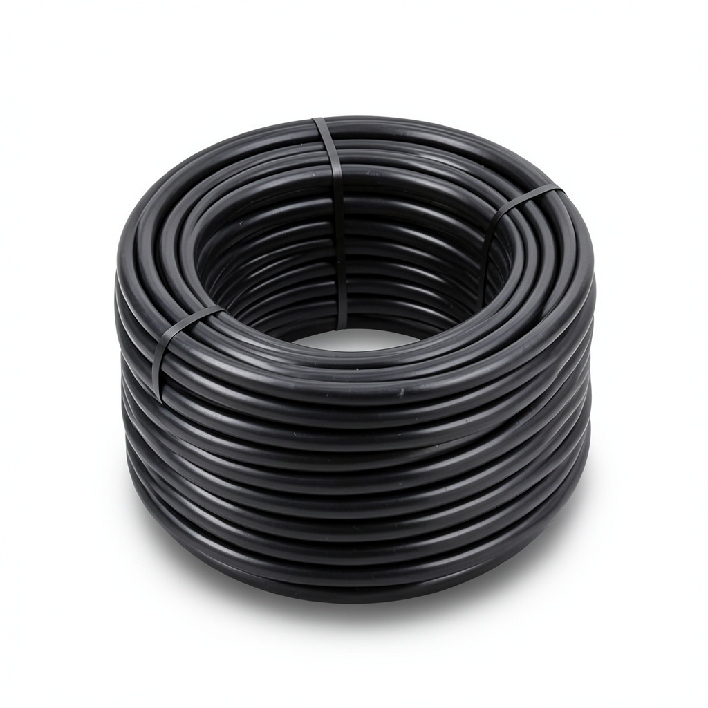 HDPE Plastic Coil Pipe Pressure 16 bar, Outer Diameter 110 mm, Thickness 10 mm, Black