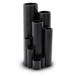 أنابيب HDPE ضغط 10 بار PE 100 مقاس 110 مم سمك 6.6 مم لون أسود