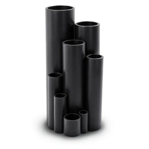أنابيب HDPE ضغط 10 بار PE 100 مقاس 110 مم سمك 6.6 مم لون أسود
