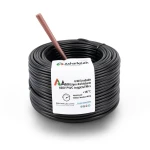 6 AWG Stranded Copper Electric Wire, 600V PVC Insulated Black, +105°C | Asharqiyah Cables Company for Industry