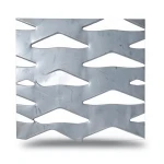 شبك حديد ممدد مدرفل على الساخن شكل معماري سماكة 3.8 مم مقاس 2.44×2 متر