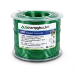 2 AWG 1C Stranded Tinned Copper Wire, 1000 Volts, PVC Insulation +105°C, Green, 500ft | Asharqiyah Cables Company for Industry