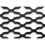 Hot Rolled Expanded Metal Mozakhraf Design 1.2 mm Thickness 2.44 M Width 1 M Length