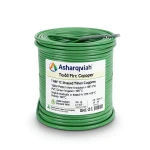 لفة سلك مفرد نحاس مجدول 1 AWG مطلي قصدير 1000 فولت عزل PVC +105°C اخضر 500 قدم | شركة كابلات الشرقية للصناعة