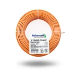 سلك كهرباء مفرد 4 AWG نحاس مجدول 1000 فولت معزول PVC +105°C برتقالي، طول 500 قدم | شركة كابلات الشرقية للصناعة