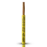 لفة سلك نحاس شعر CU/PVC مساحة مقطع 16mm2، 450/750V، أصفر | شركة كابلات جدة