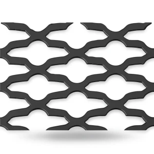 Hot Rolled Expanded Metal Mesh 1.2 mm Wire Diameter, Size 2.44×7 M, Mozakhraf Design