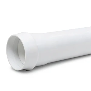 مواسير UPVC ضغط 6 بار كلاس 3، مقاس 50 مم، سمك 1.8 مم، لون ابيض