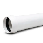 أنابيب بلاستيكية UPVC ضغط 2 بار كلاس 1، مقاس 500 مم، سمك 4 مم، لون أبيض