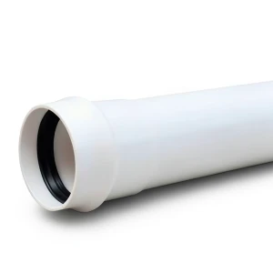 أنابيب بلاستيك UPVC ضغط 2 بار كلاس 1، مقاس 560 مم، سمك 4.2 مم، لون أبيض