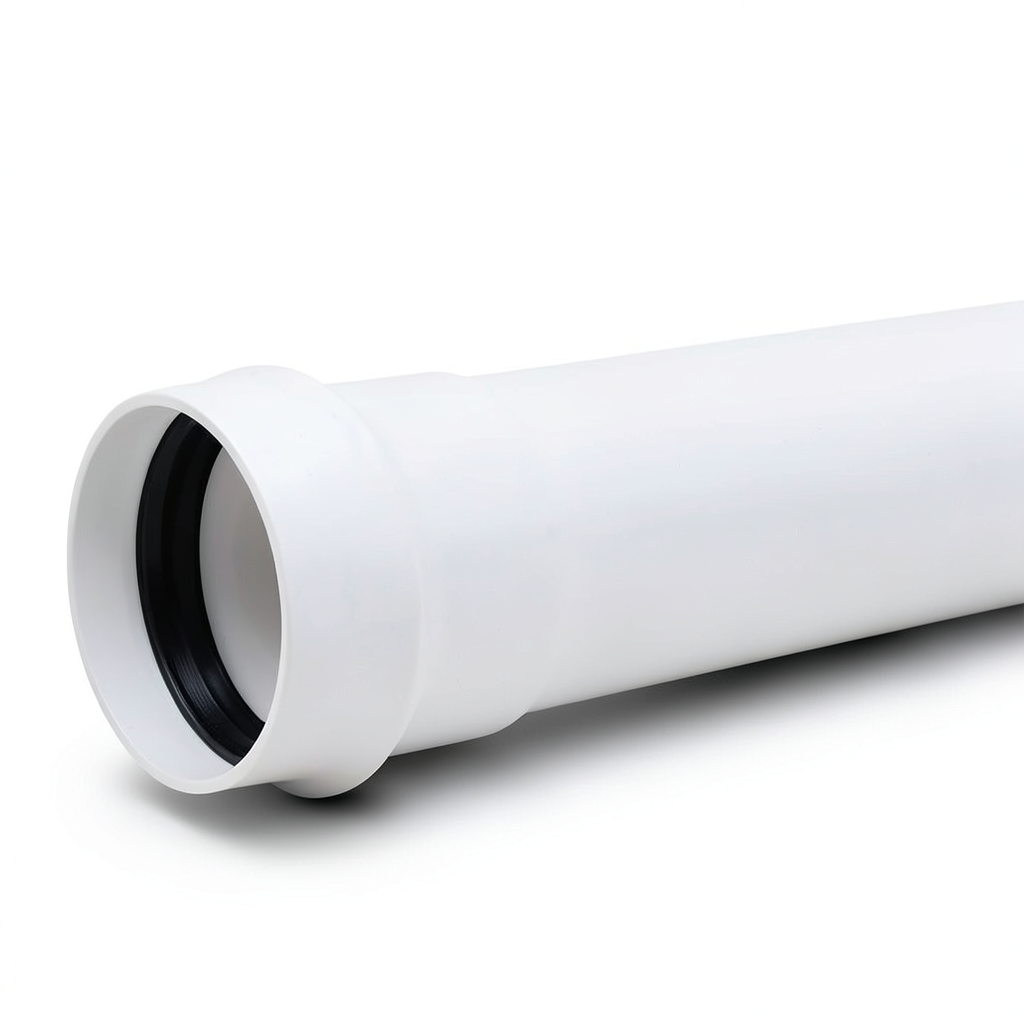 أنابيب بلاستيك UPVC ضغط 2 بار كلاس 1، مقاس 710 مم، سماكة 5.7 مم، لون أبيض