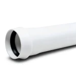 UPVC Plastic Pipe PN 2 Bar Class 1, Size 450 mm, Thickness 3.6 mm, White Color