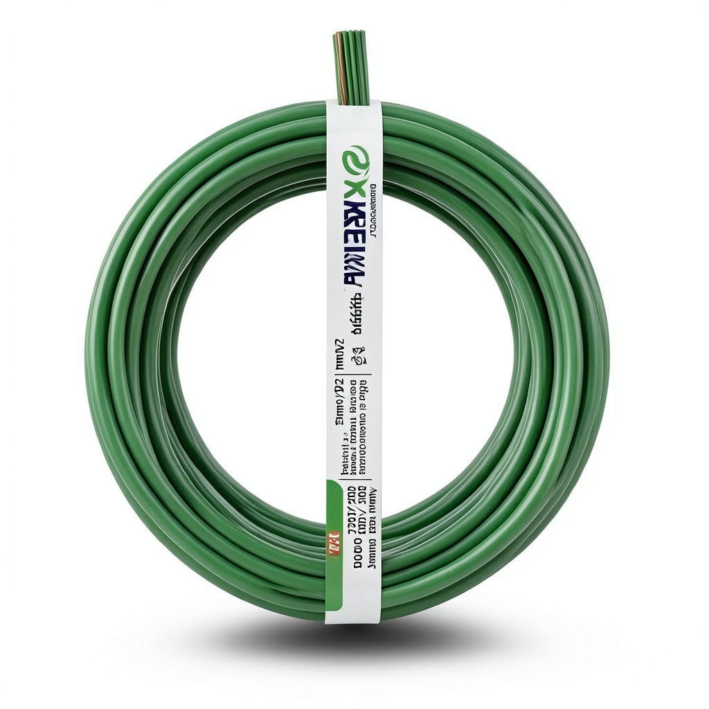 120mm2 Single Core Flexible Electric Wire CU/PVC, 450/750V, Green | Jeddah Cables Company