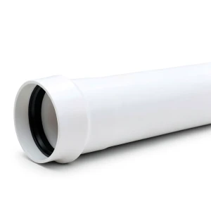 UPVC Plastic Pipe PN 2 Bar Class 1, Size 250 mm, Thickness 2 mm, White Color