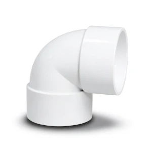 كوع UPVC 87.5° مقاس 1/2 إنش لون أبيض