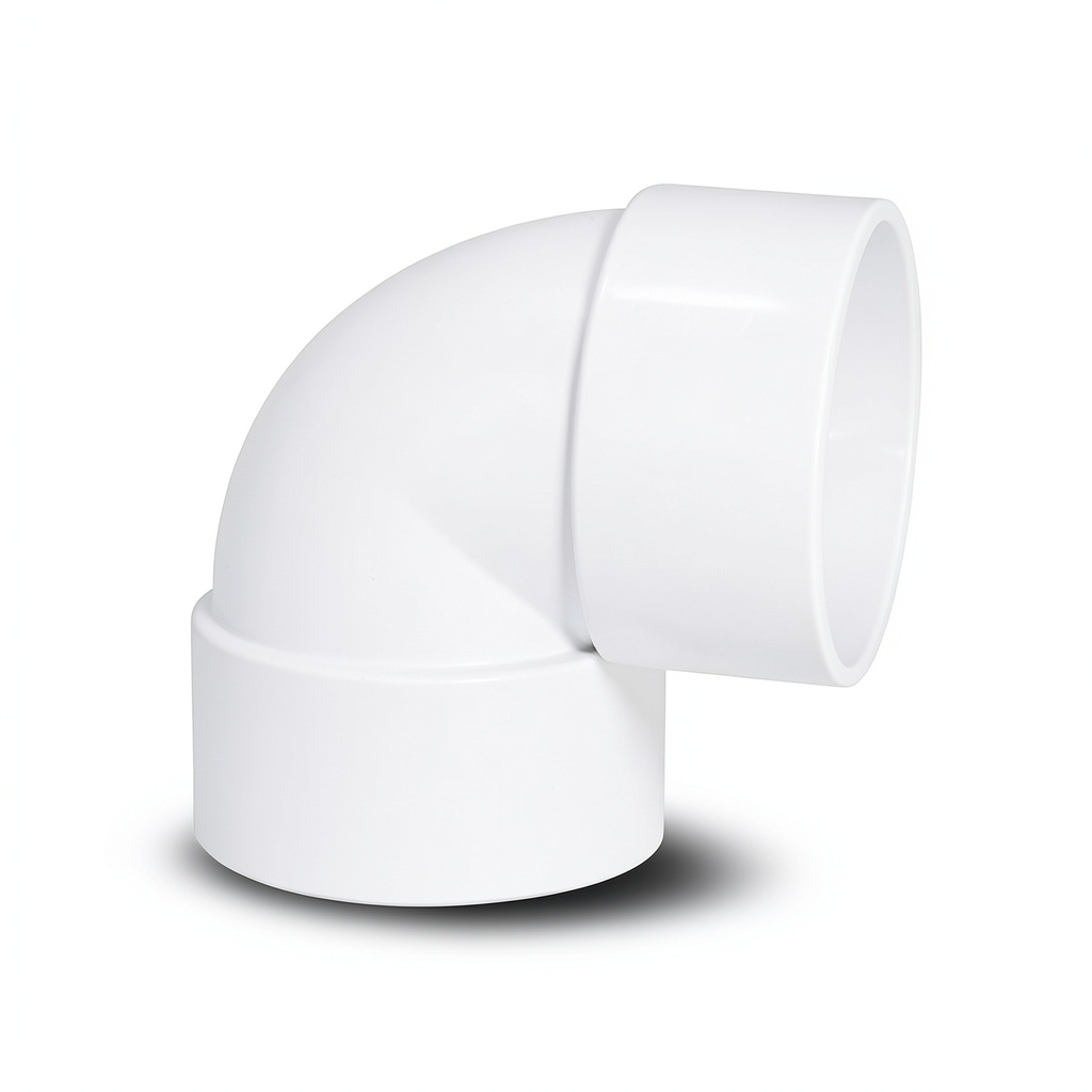 كوع UPVC 87.5° مقاس 1/4 1 إنش لون أبيض