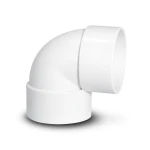 كوع بلاستيك UPVC 87.5° مقاس 2 إنش أبيض