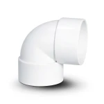 كوع بلاستيك UPVC 87.5° مقاس 4 إنش أبيض