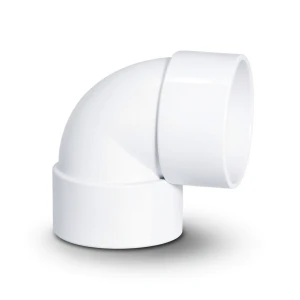 كوع UPVC 87.5° مقاس 8 إنش أبيض اللون