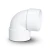 كوع UPVC 87.5° مقاس 8 إنش أبيض اللون - Image 1