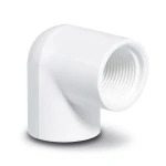 UPVC Plastic Elbow 87.5° With Female Thread 1/2 Inch White