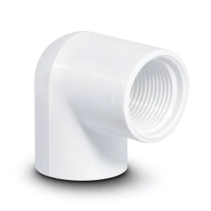 كوع UPVC 87.5° بسن داخلي مقاس 1/2 Inch لون أبيض