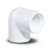 UPVC Elbow 87.5° With Female Thread 1 1/4 Inch, White - Image 1