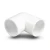 UPVC Plastic Elbow 90° ½ inch White - Image 1