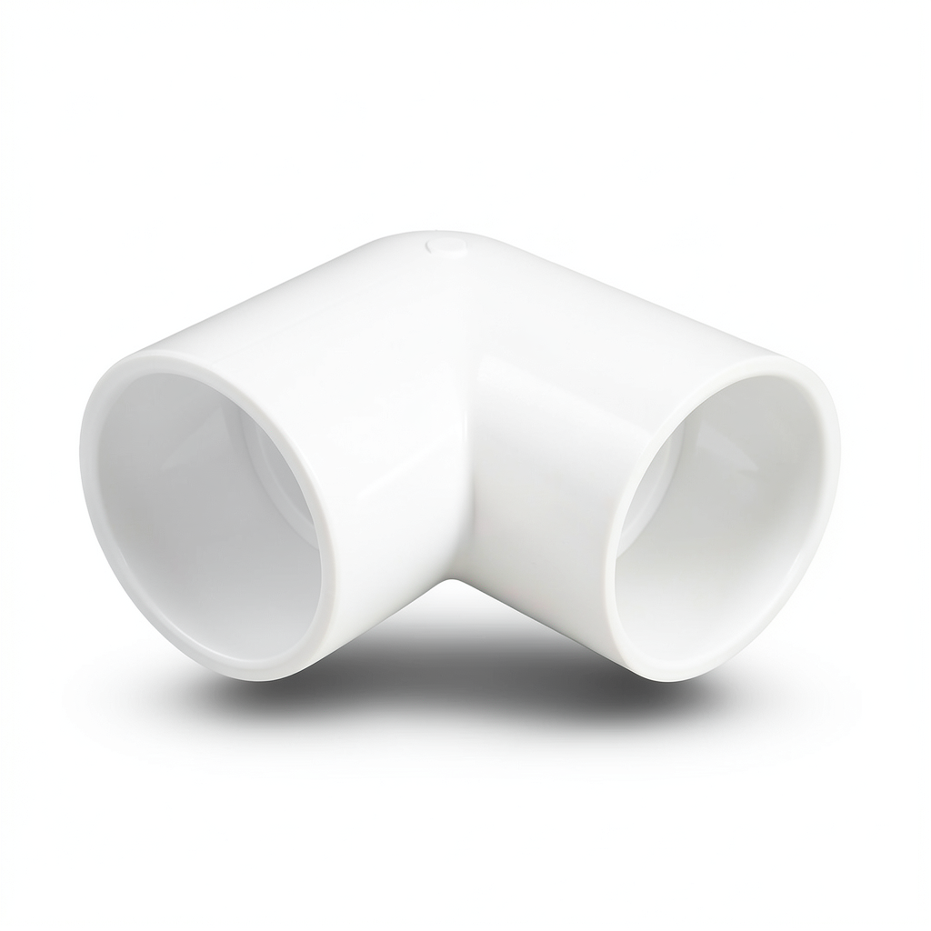 UPVC Plastic Elbow 90° ½ inch White