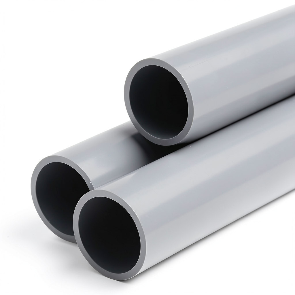 UPVC Pipe Aqtar Najd Class 4 Outside Diameter 160 mm Thickness 7.7 mm Gray