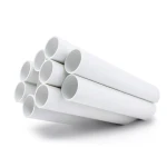 مواسير UPVC ضغط 11 بار مقاس 1/2 1 إنش سمك 1.85 مم لون أبيض